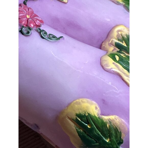 Easter Bunny Figurines Set Of 2 With Spring Details & Decorations - Picture 12 of 13